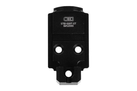 C&H Precision Steel Optic Adapter Plate for Staccato DUO and Holosun 509T red dot sights.